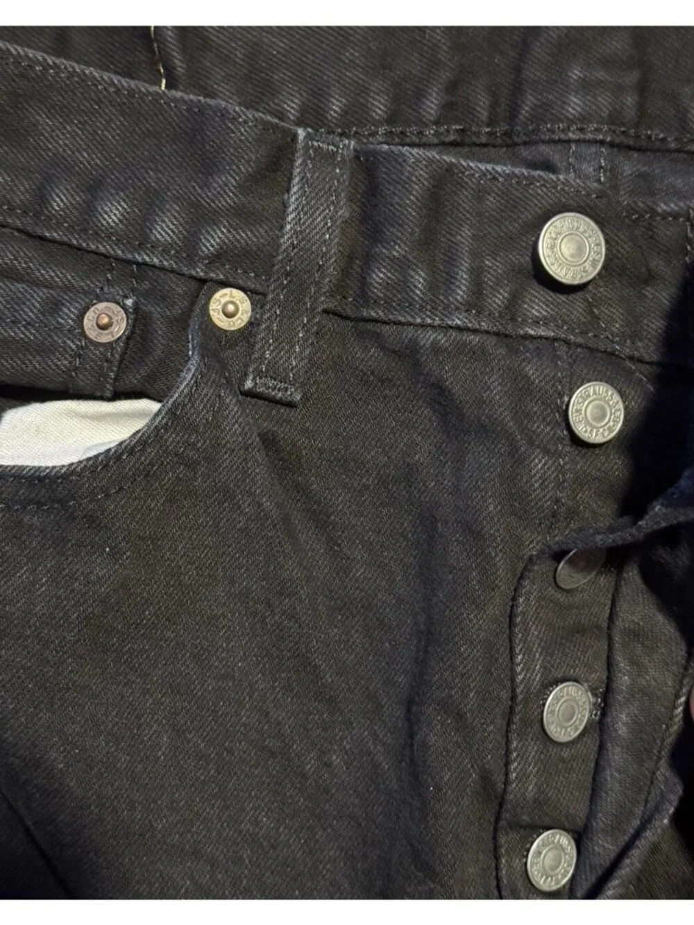 Vintage Levi's 501 Jeans Men 32x30 Dark Wash Button Fly Original Fit Straight MX